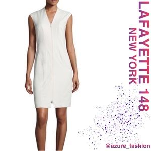 LAFAYETTE 148 NY Christy Zip-Front Sheath Dress!
